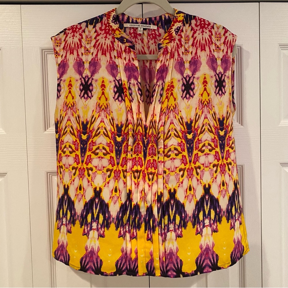 Colorful Collective Concepts blouse size Small